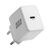 EFB G201CE 20W GaN USB-C Charger with 2 m Cable White