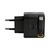 EFB G352CE 35W GaN Charger Retractable USB-C Cable Black