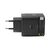 EFB G652CE 65W GaN Charger Retractable USB-C Cable Black