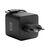 EFB G652CE 65W GaN Charger Retractable USB-C Cable Black