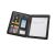 Genie 12668 A4 Black Zipper Conference Folder