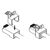 Delock 86446 RJ45 Secure Clip 40 Pieces Set with Tool