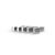Lindy 40439 USB-C Port Blocker Pack White 10 Locks
