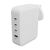 Targus HyperJuice 145W GaN Travel Charger 4-Port White