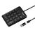 Targus AKP13GL Wired Numeric Keypad USB-A/USB-C Black