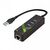 Techly USB 3.2 Gigabit Ethernet Adapter with 3-Port Hub