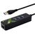 Techly USB 3.2 Gigabit Ethernet Adapter with 3-Port Hub