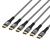 EFB USB-C Cable Set 3 Pcs 0.5/1/2 m 100 W PD Grey