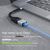 Techly ICOC USBC-RJ45 Flat USB-C to RJ45 Gigabit Cable