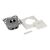 LogiLink NP0128 Cat.6A Wall Outlet 2x RJ45 Shielded White
