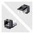 StarTech.com C6KEY110BK24PK Cat6 Keystone 24PK 90° Black