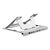 Conceptronic DONN35S Laptop Stand with USB-C MST Dock