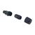 equip 147932 4-Pole speakON Cable Connector Black