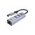Conceptronic ABBY25G USB-C Gigabit Adapter with 3-Port Hub
