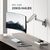 equip 650140 Heavy-Duty Monitor Wall Mount 17-49" White