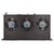 Intellinet 1U 3-Fan Rack Ventilation Unit, Black