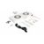 Equip 1U 19-inch Rack Fan Unit, 2 Fans, Grey RAL 7035