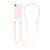 Apple Crossbody Strap, Soft Pink