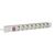 EFB 19" 1U Rack Power Strip 8x Schuko, Switch, Grey