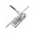 StarTech.com dual-access K-Slot laptop lock with 2m steel cable