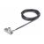 StarTech.com dual-access K-Slot laptop lock with 2m steel cable