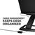 Fellowes Hana LT black adjustable laptop stand