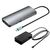 i-tec Metal Nano grey USB-C dock with 140W charger