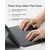 Inateck KB04112 iPad Trackpad Keyboard Case QWERTZ Grey