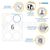 HERMA Removable Round Labels Ø85 mm White 150 pcs