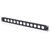 DIGITUS 1U 19" Panel for 12 D-Type Modules, Black