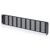 DIGITUS 2U 19" Vented Blank Panel, Hinged, Black