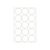 HERMA 2277 Seal Labels Ø 32 mm Transparent 240 Pack