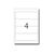 HERMA 8621 File Spine Labels 192 × 61 mm White 40 Pack