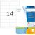 HERMA 8635 A4 Labels 99.1 × 38.1 mm White 140 Pack