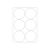 HERMA 2280 Colour Dots Ø 50 mm White 192 Pack
