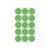 HERMA 2275 Colour Dots Ø 32 mm Green 480 Pack