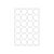 HERMA 2260 Colour Dots Ø 25 mm White 768 Pack