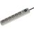 Brennenstuhl Eco-Line 6-Way Surge Protected 1.5 m Light Grey