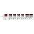 LogiLink Power strip AC 250 V 3680 Watt output LPS250