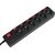 LogiLink LPS233 6-Way Individually Switched Strip Black
