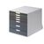 Durable VARICOLOR 7 Drawer Box 7 Drawers A4 Grey