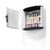 Durable KEY BOX CODE 18 Key Cabinet 18 Hooks Silver