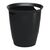 DURABLE TREND 16 L Round Waste Basket Black