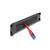 Delock 10" Cable Brush Strip 1U, Black