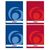 Herlitz 10834117 / Red / A4 / 80 sheets / 70 g/m² / Squared paper