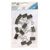 WEDO Foldback Clips 25 mm, 12-pack, black