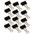 WEDO Foldback Clips 25 mm, 12-pack, black