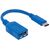 Manhattan USB-C to USB-A OTG Cable 5 Gbps 15 cm Blue