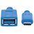 Manhattan USB-C to USB-A OTG Cable 5 Gbps 15 cm Blue