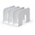 DURABLE TREND Catalogue Stand, 3 Compartments, White